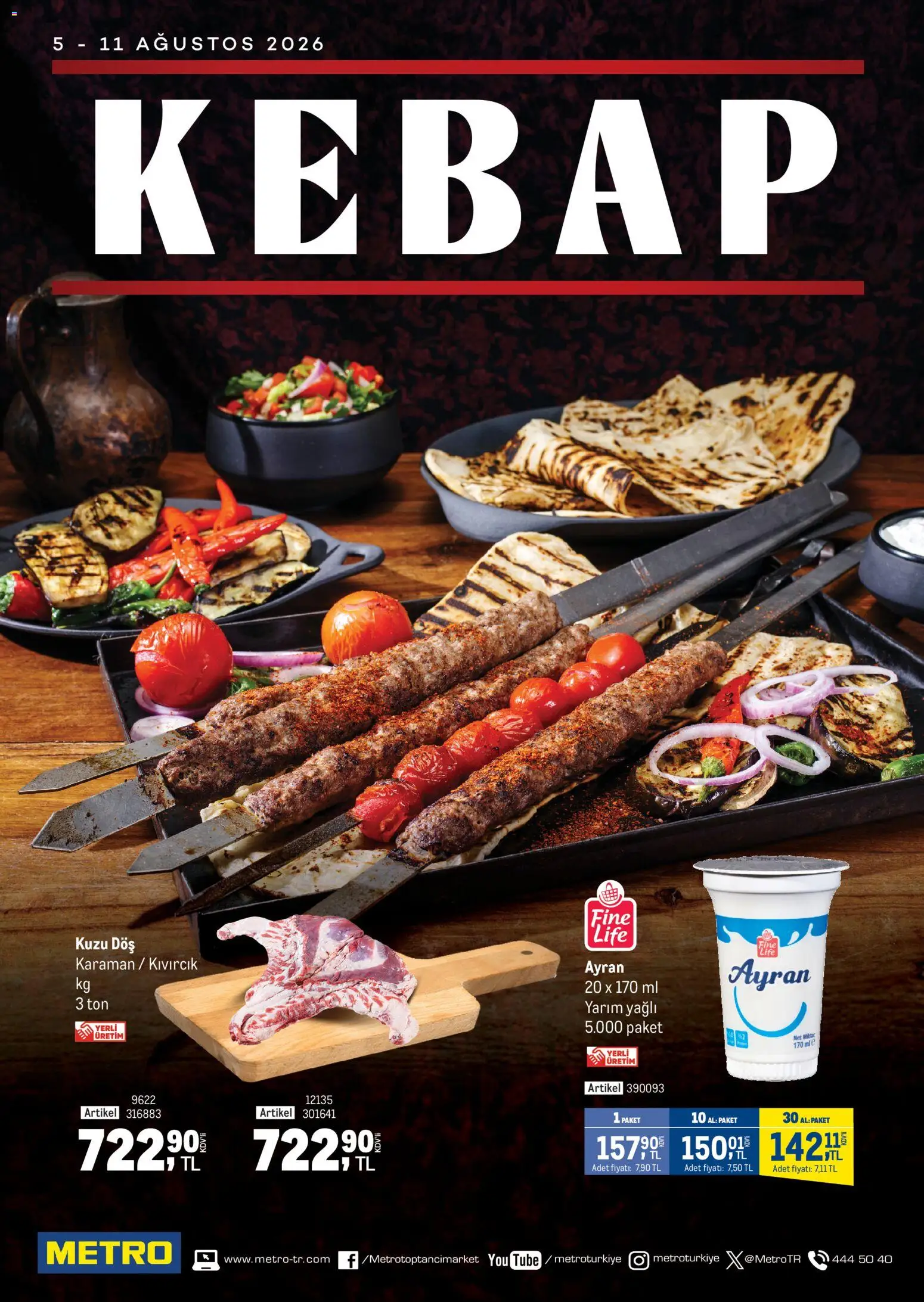 Metro Metro - Kebap 05.08.2026 - Broşürünün önizlemesi