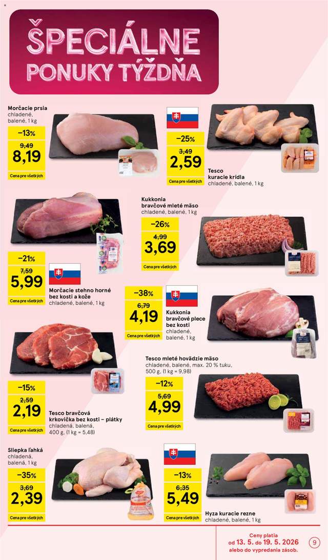Nový Tesco leták od 13.05.