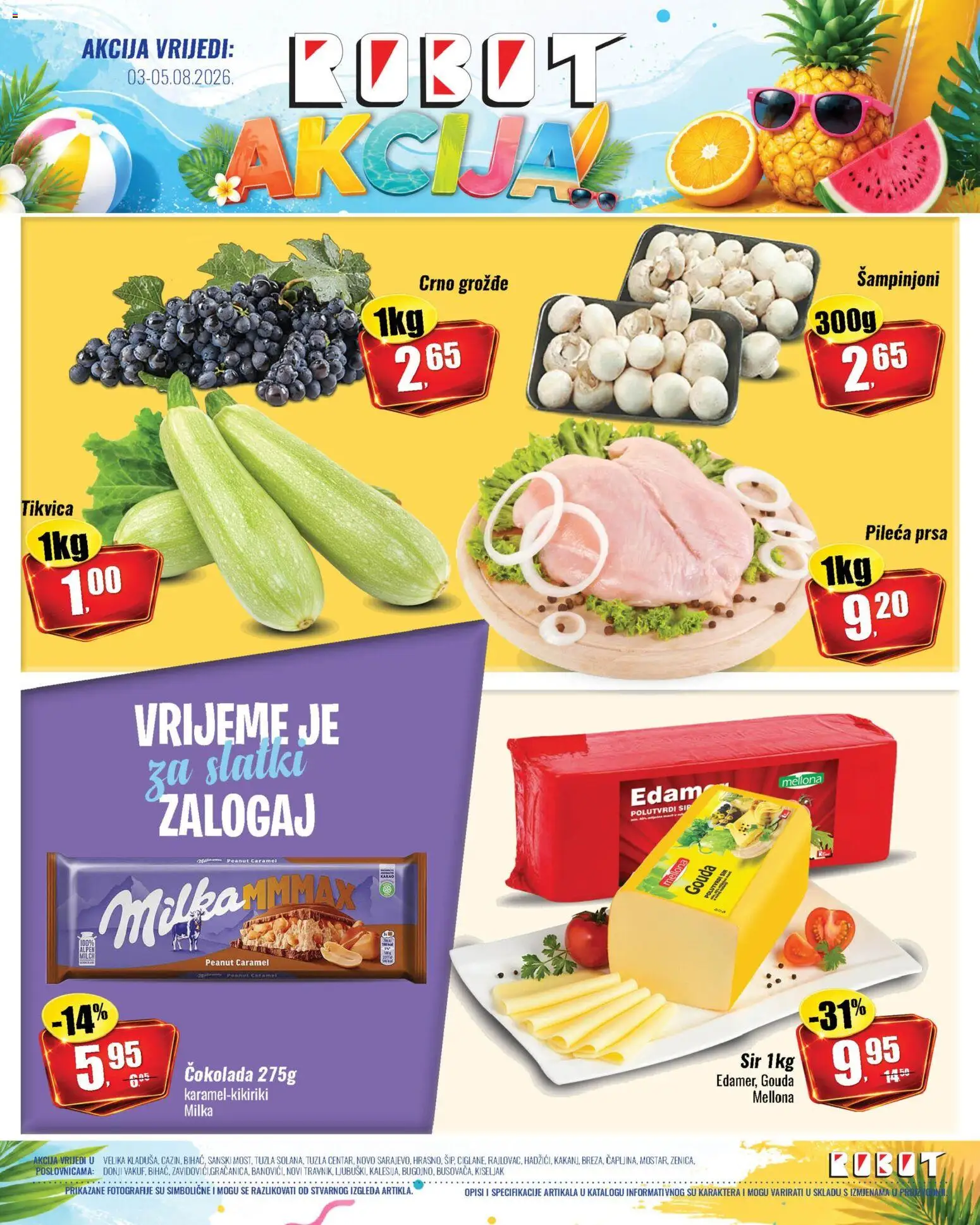 Pregled letka Robot super akcija trgovine Robot vrijedi od 03.08.2026