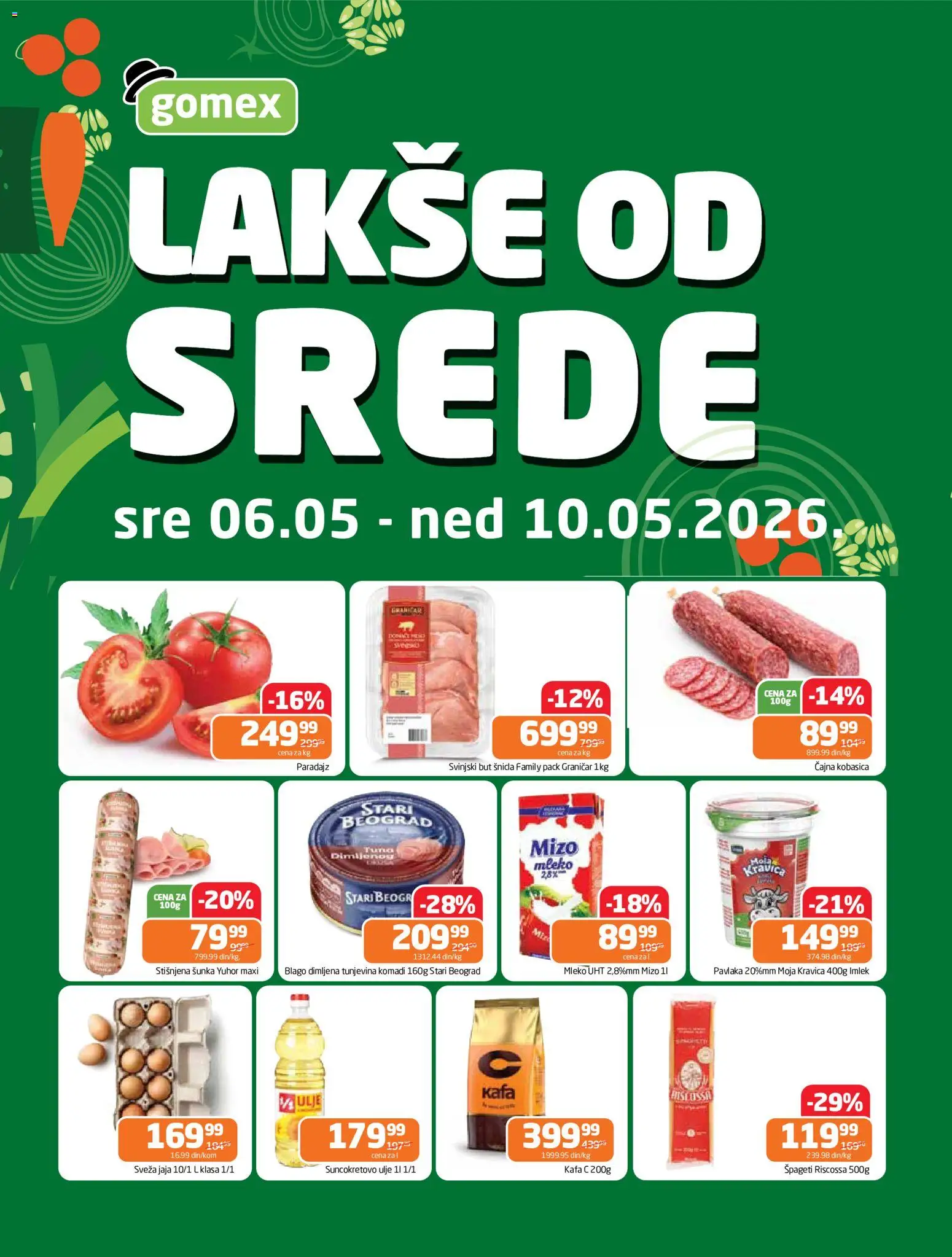 Pregled Gomex kataloga - važi od 06.05.2026