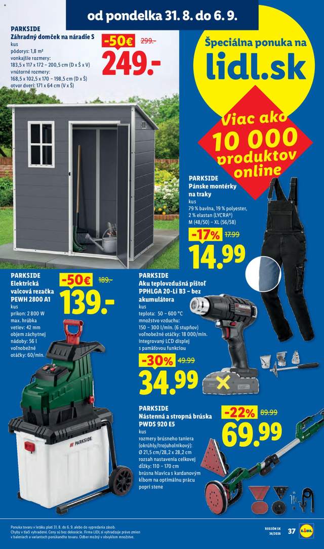 Nový Lidl leták od 31.08.