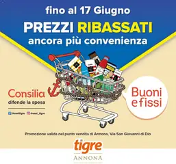 Anteprima dell'opuscolo Tigre volantino Prezzi Ribassati dal negozio Tigre valido da 18/06/2026
