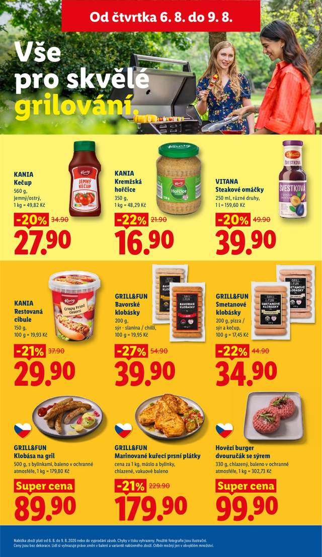 Nový Lidl leták od 06.08.
