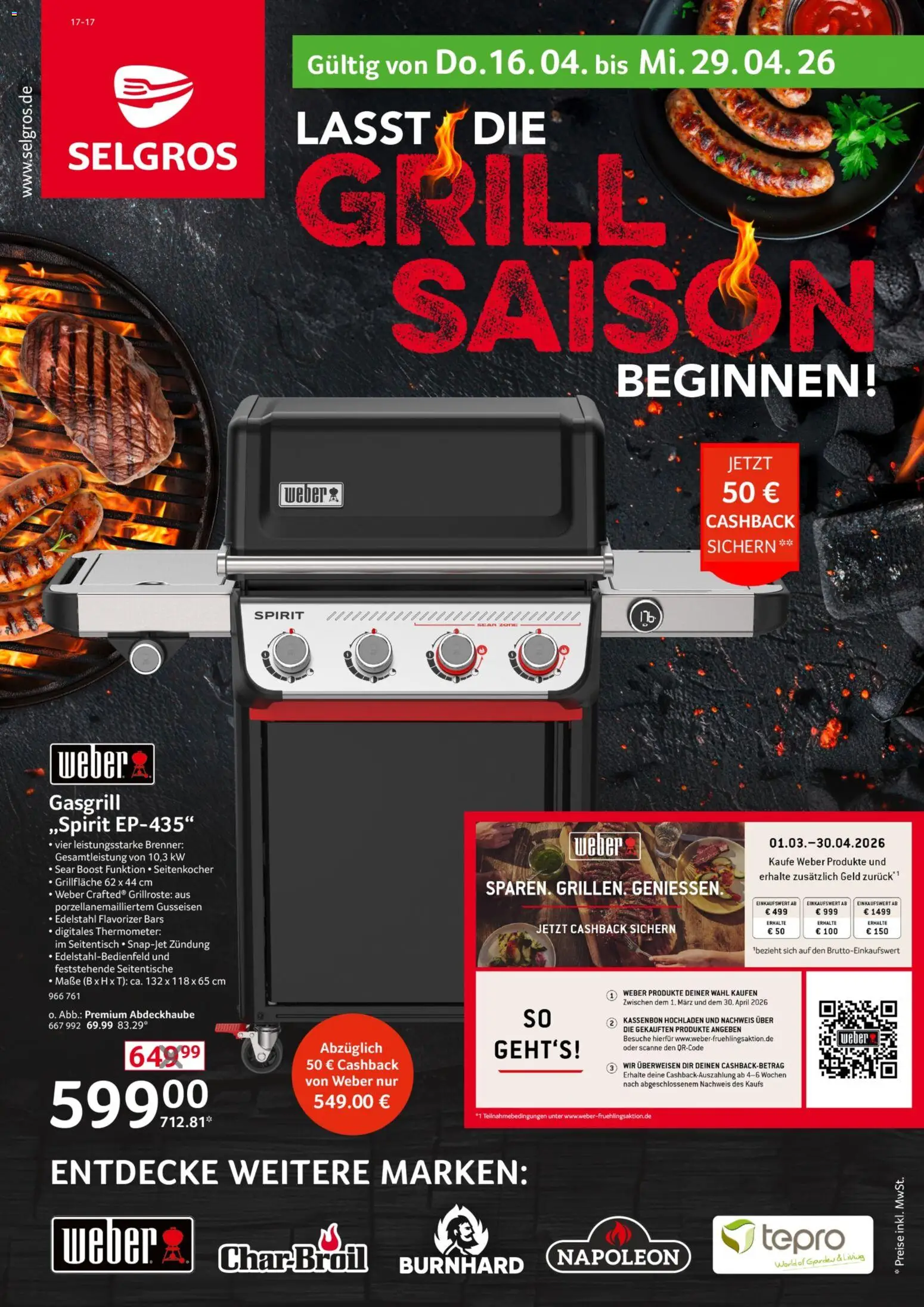 Vorschau von dem Prospekt des Geschäftes Selgros, gültig ab dem 16.04.2026 - Grill, Thermometer