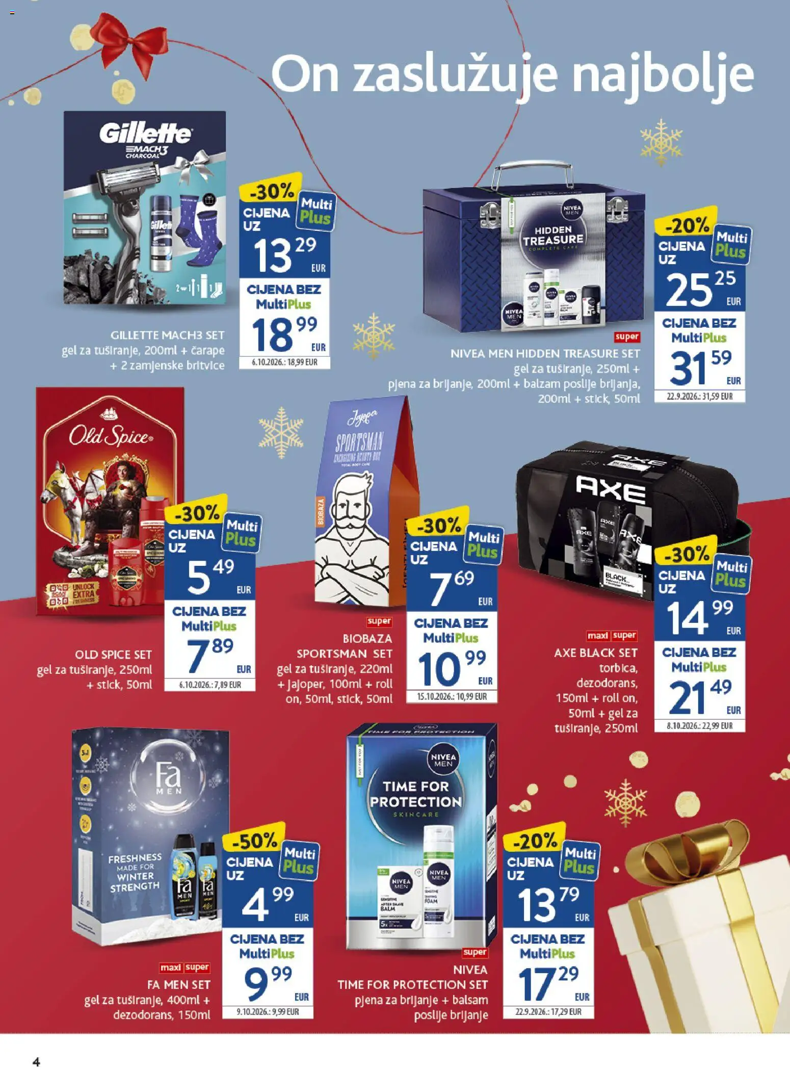 Konzum HR - Konzum HR Katalog ljepota i njega megtekintése, amely érvényes 2026.11.02.-től - FA, Old spice, Nivea, Gillette, Axe, Gél