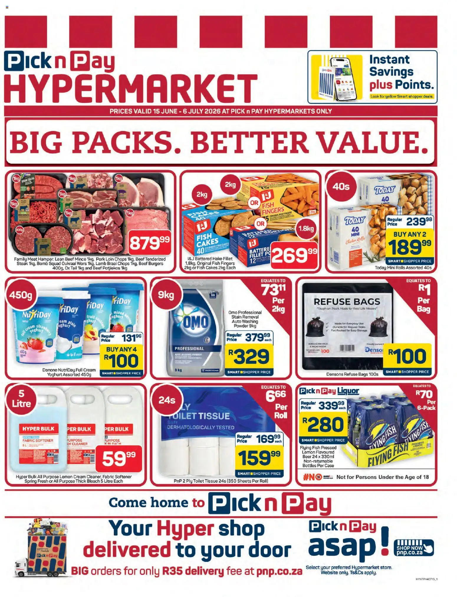 Preview of Pick n Pay flyer valid from 15/06/2026