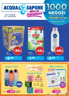 Anteprima dell'opuscolo Acqua e Sapone volantino Cesar S.p.A. dal negozio Acqua e Sapone valido da 11/06/2026