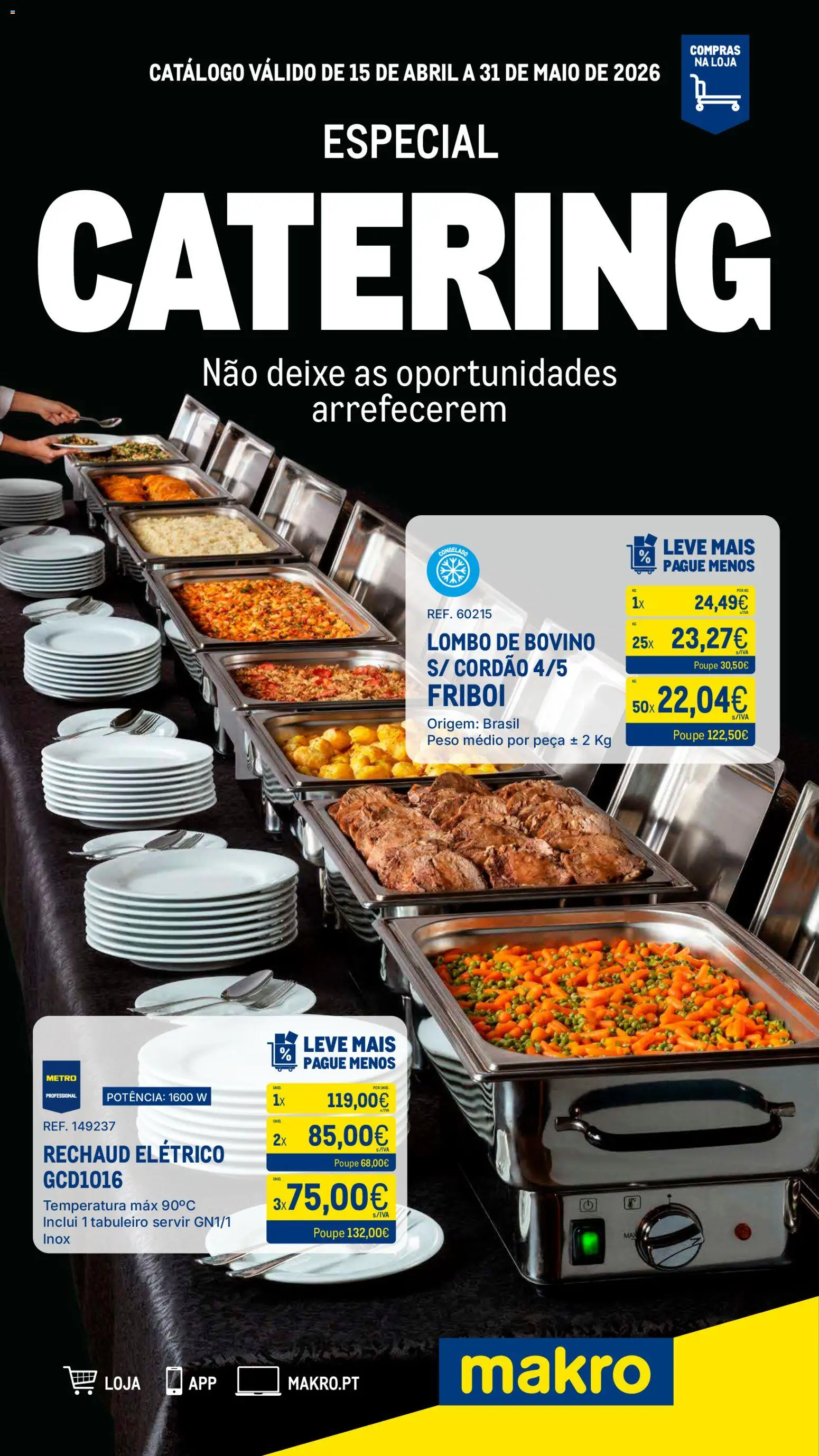 Pré-visualização do folheto da loja Makro válida a partir de 15/04/2026