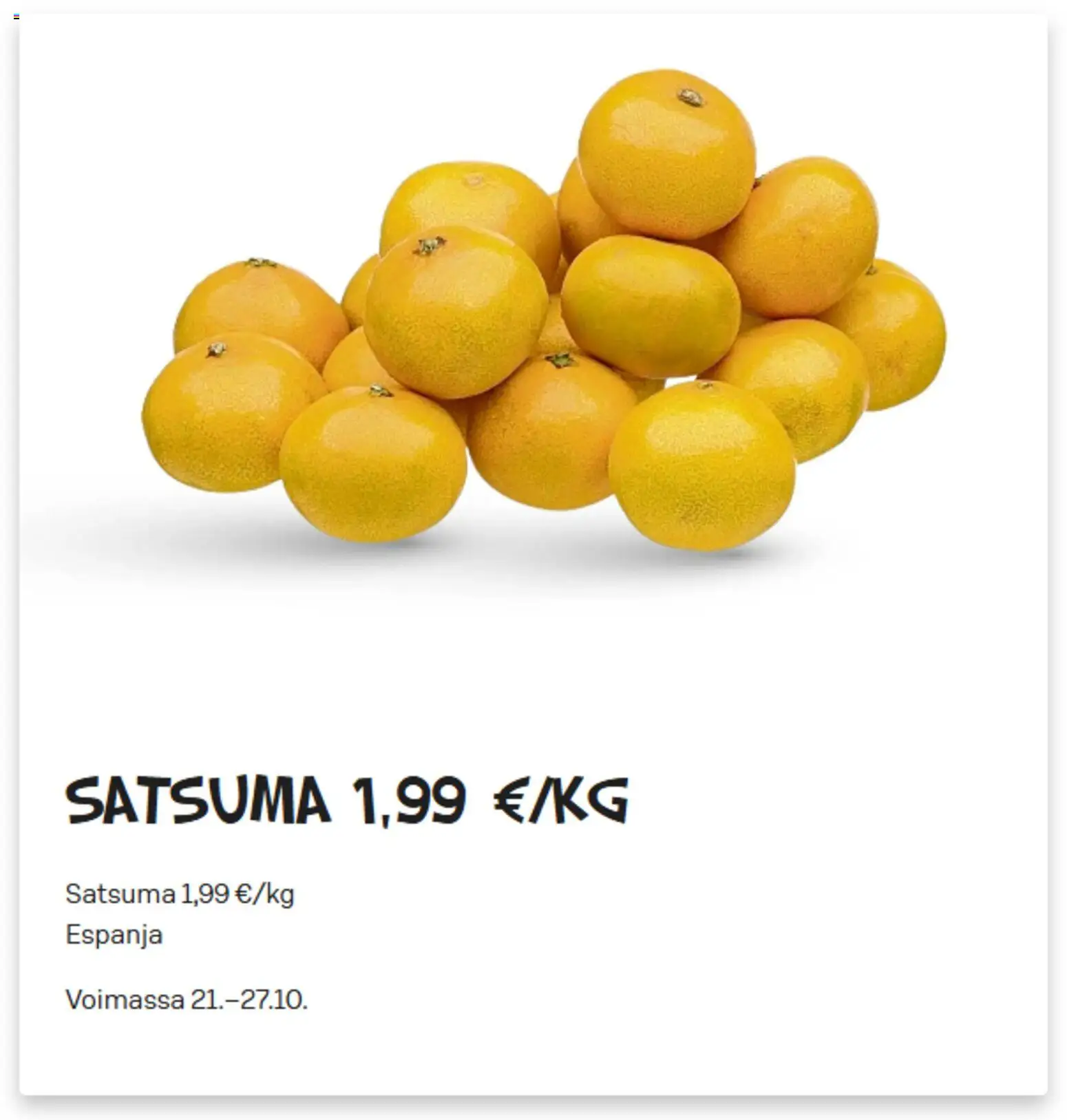 Kaupan Alepa Alepa Edut ja tarjoukset viikolla 43 esikatselu, voimassa 21/10/2026 - Satsuma