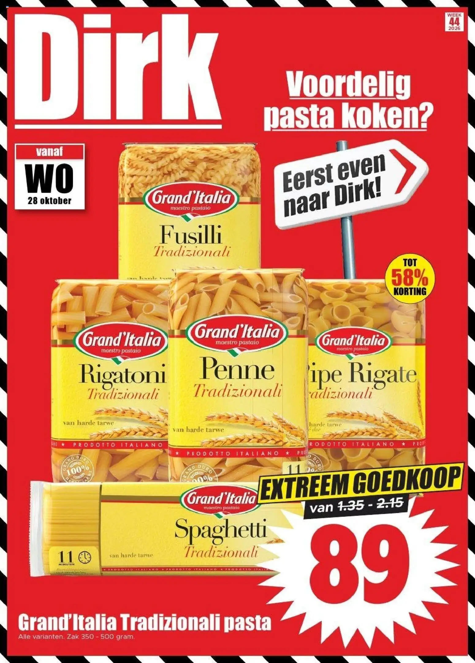 Voorbeeld van Dirk folder van winkel Dirk geldig vanaf 28-10-2026