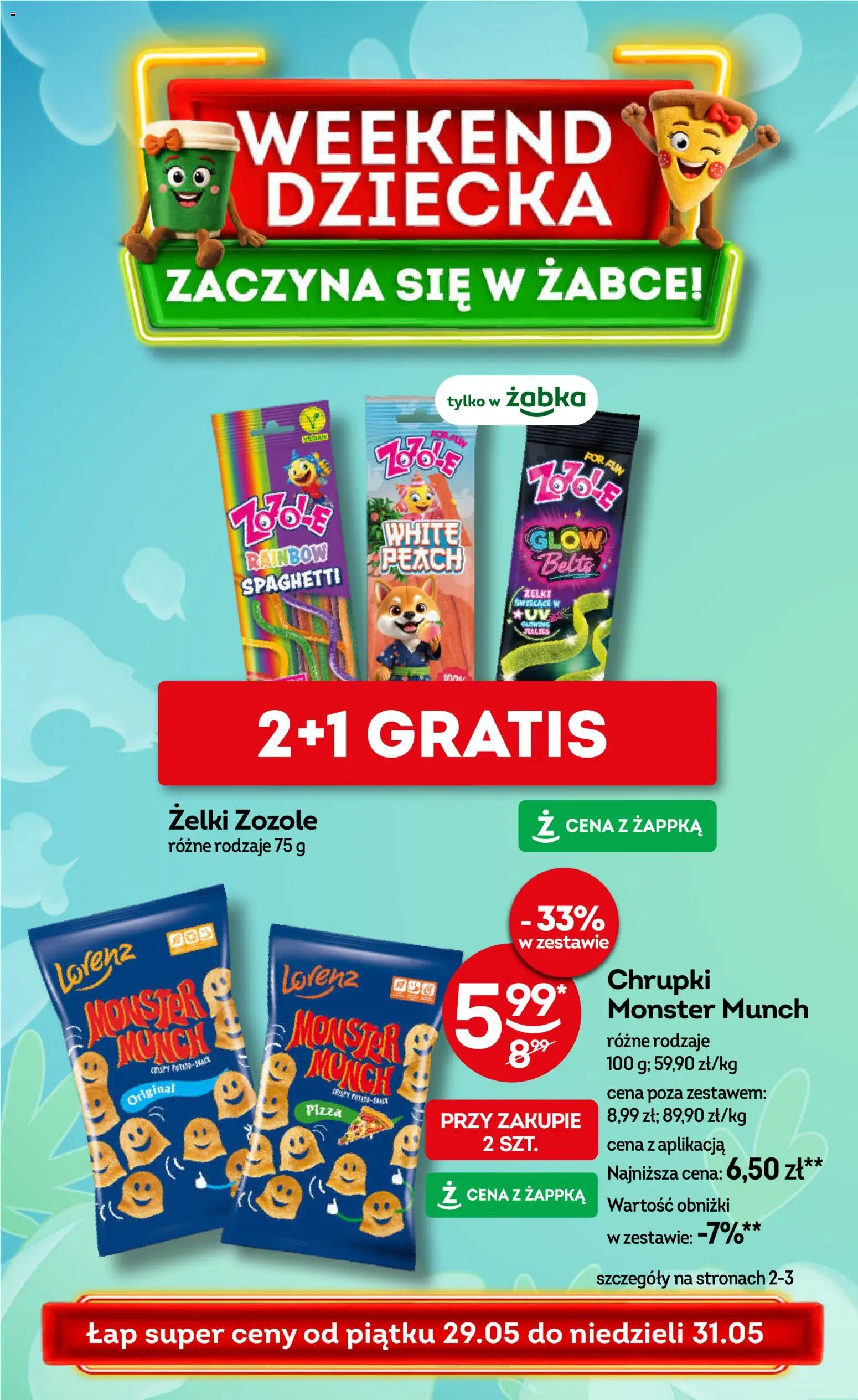 Pogląd gazetki "Żabka gazetka - Weekendowe promocje" ze sklepu Żabka ważnej od 29.05.2026