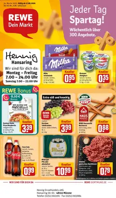 Vorschau von dem Prospekt des Geschäftes Rewe, gültig ab dem 17.08.2026