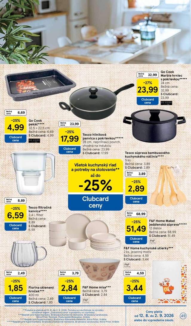 Nový Tesco leták od 26.08.