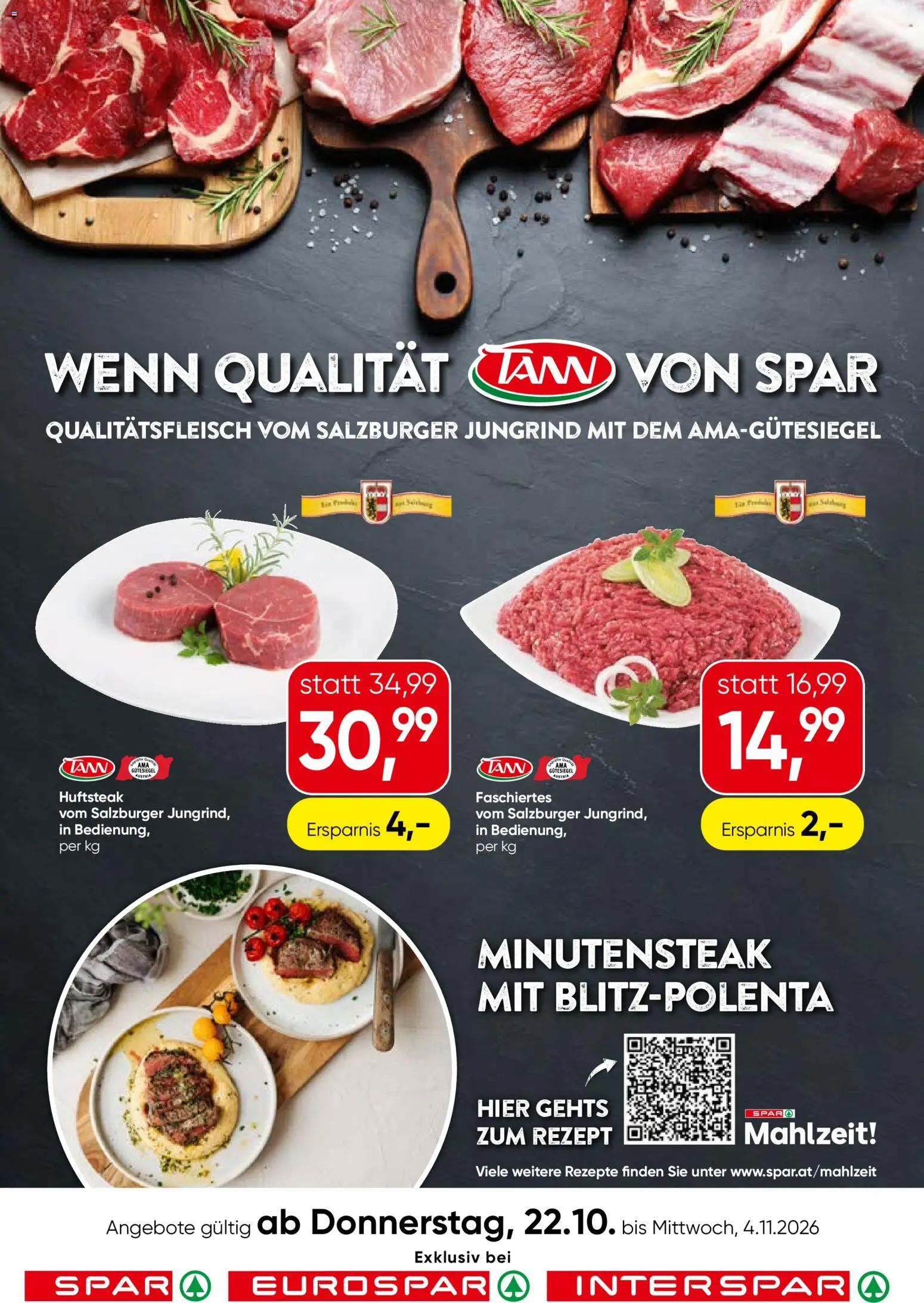 Vorschau der Angebote: Spar Spar TANN gültig ab 22.10.2026