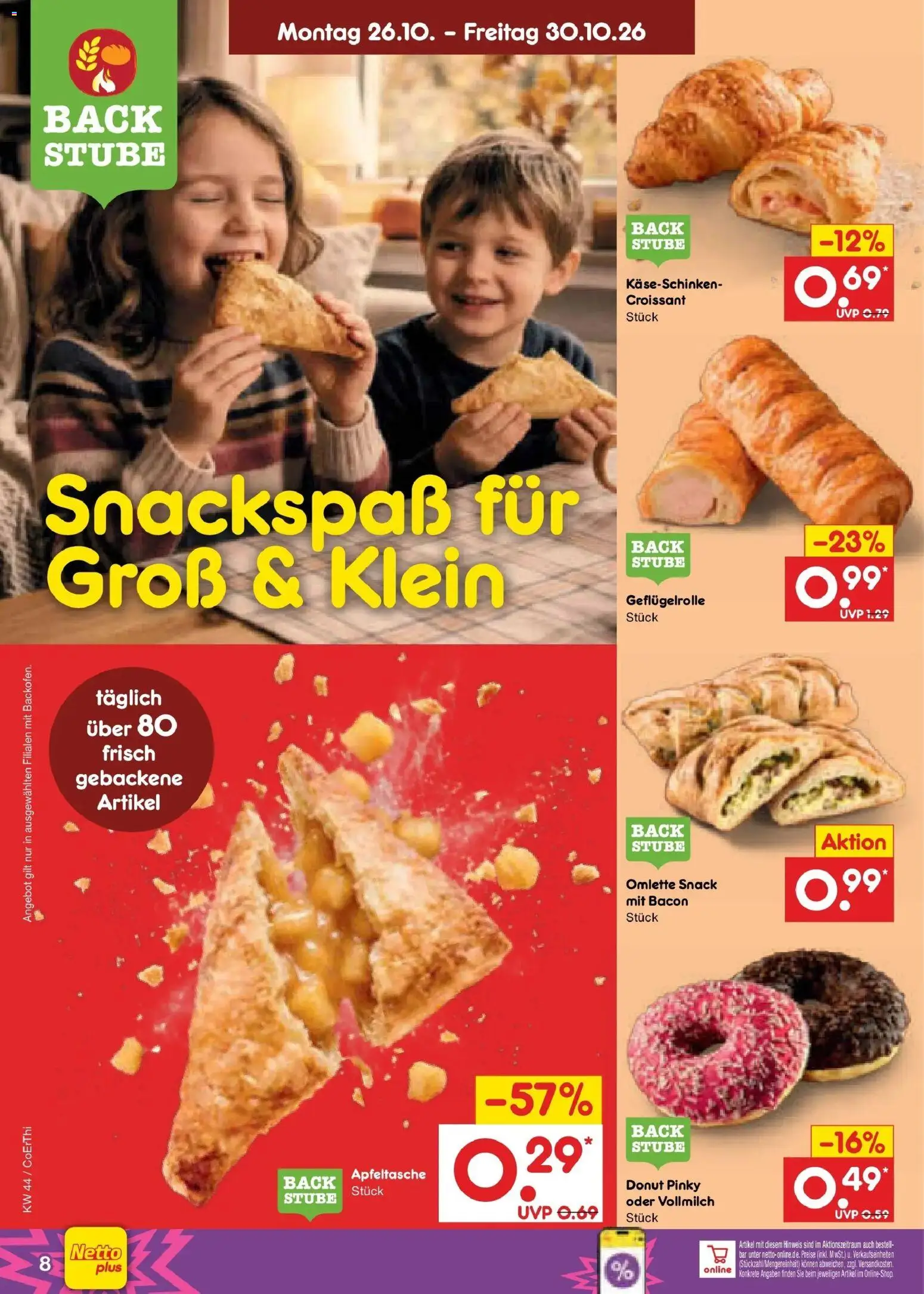 Vorschau von dem Prospekt des Geschäftes Netto Marken-Discount, gültig ab dem 26.10.2026