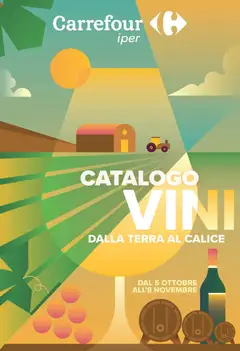 Anteprima dell'opuscolo Carrefour volantino Iper Vini dal negozio Carrefour valido da 05/10/2026