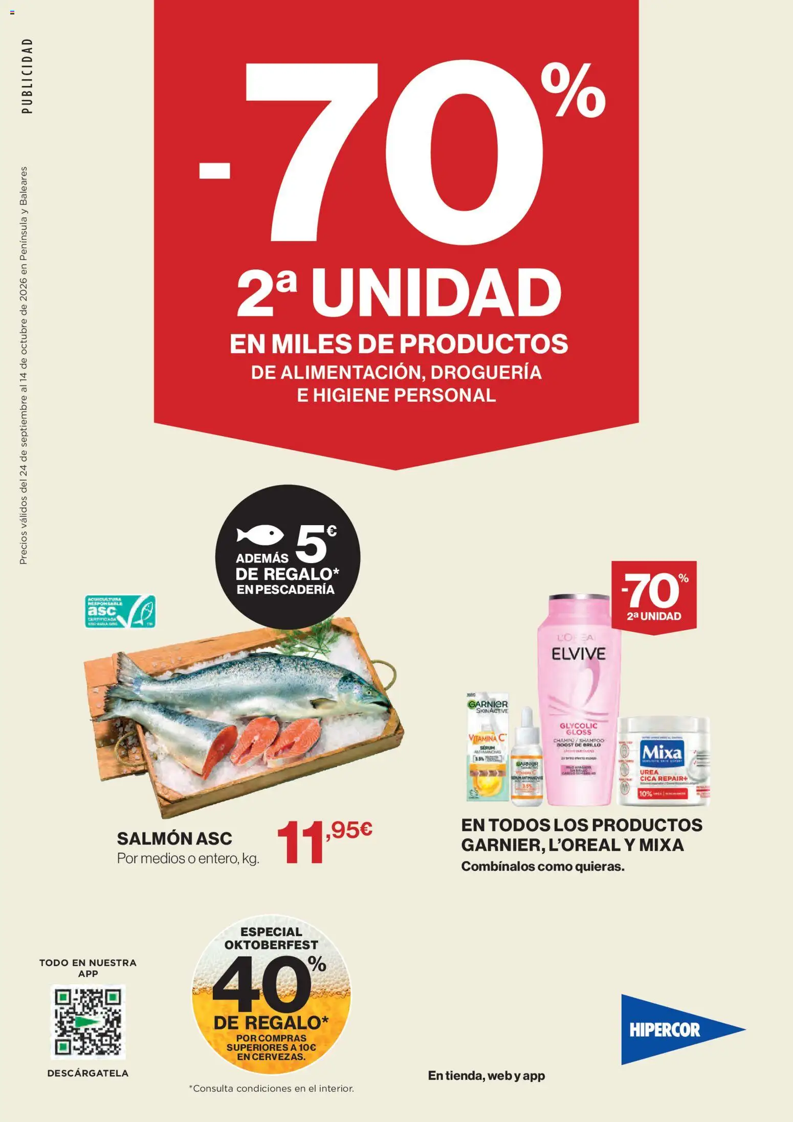 Vista previa del folleto de la tienda Hipercor válido desde el 24/09/2026 