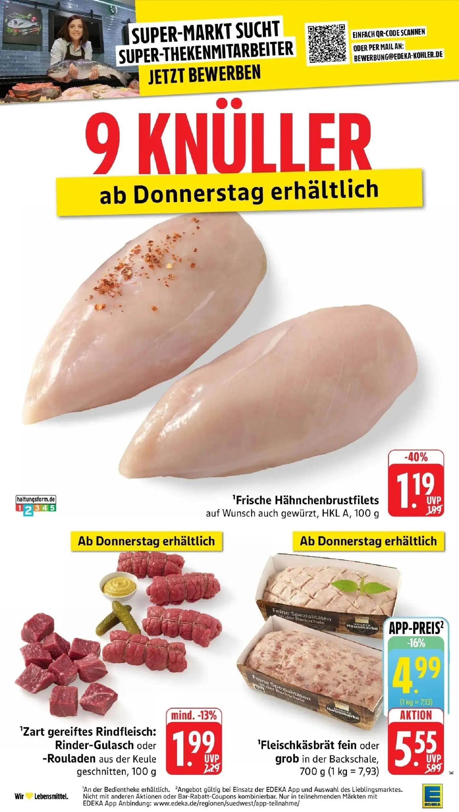Vorschau von dem Prospekt des Geschäftes Edeka, gültig ab dem 12.10.2026