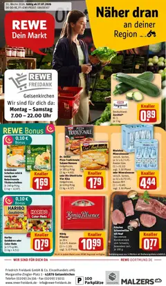 Vorschau von dem Prospekt des Geschäftes Rewe, gültig ab dem 27.07.2026