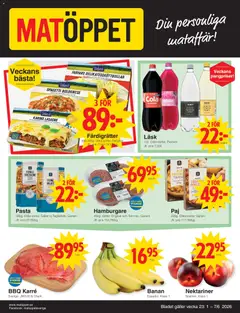 Förhandsgranska reklamblad Matöppet erbjudanden från butik Matöppet gäller från 01/06/2026