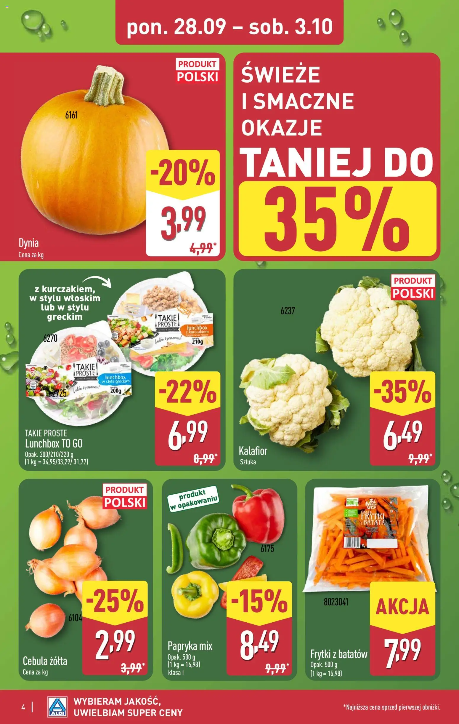 Pogląd gazetki "Aldi gazetka" ze sklepu Aldi ważnej od 28.09.2026
