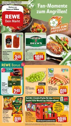 Vorschau von dem Prospekt des Geschäftes Rewe, gültig ab dem 08.06.2026