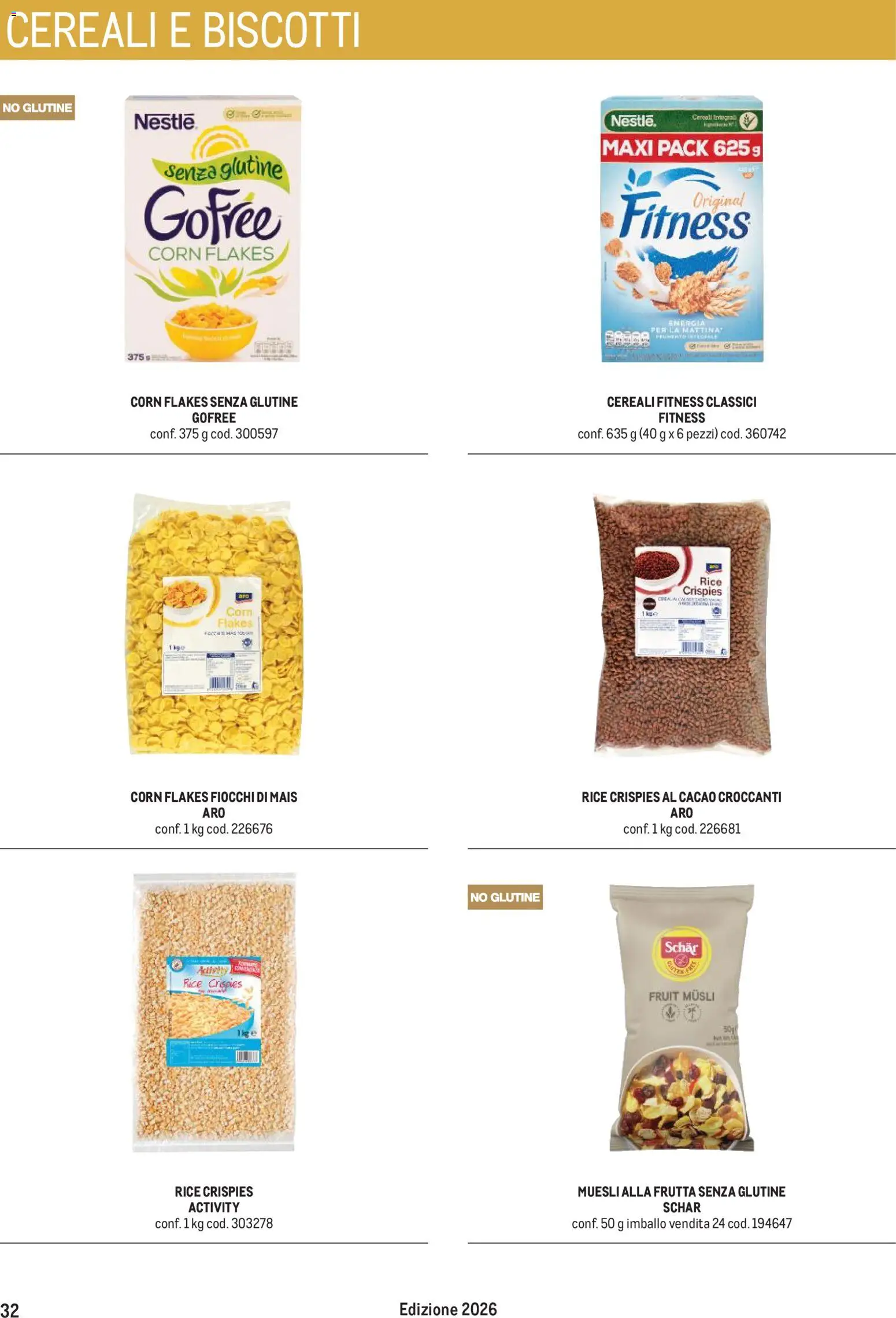 Anteprima dell'opuscolo Metro volantino Hotel dal negozio Metro valido da 31/08/2026 - Senza glutine, Frutta, Cereali, Muesli, Mais, Fiocchi, Cacao, Fiocchi di mais