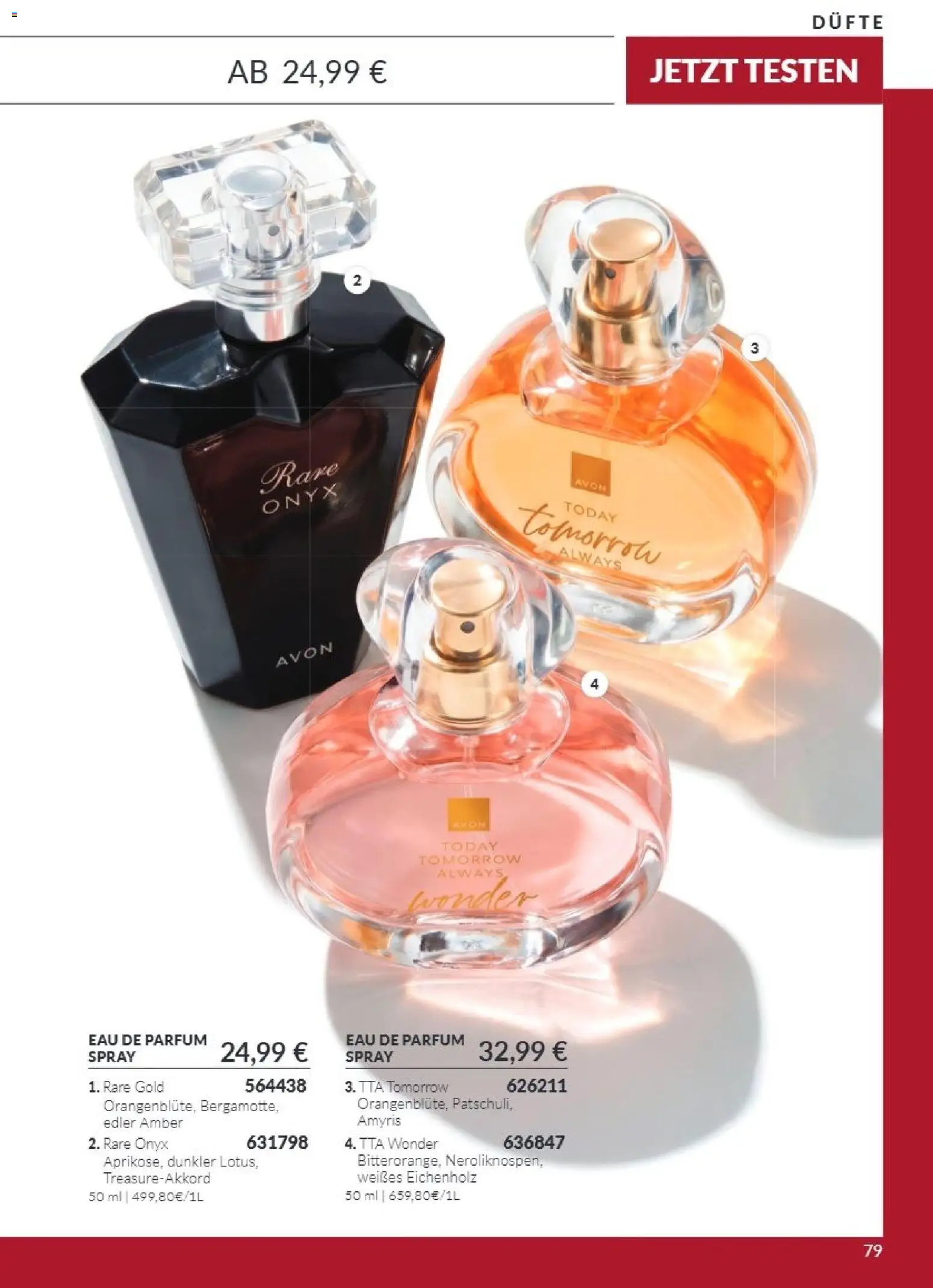 Vorschau von dem Prospekt des Geschäftes Avon, gültig ab dem 01.10.2026 - Parfüm, Eau de Parfum