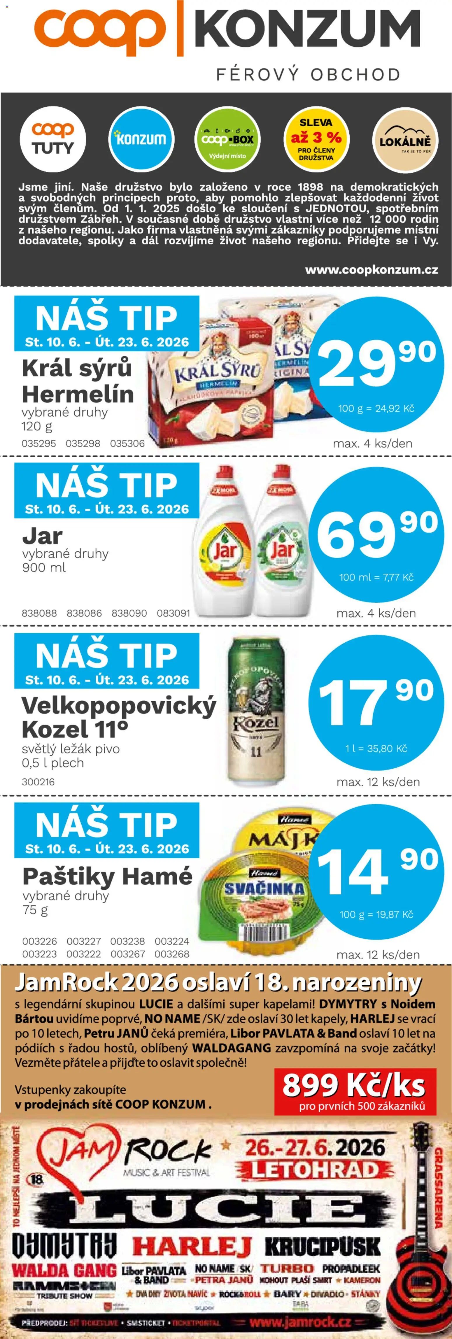 Náhled nabídky: Konzum Konzum leták platný od 10.06.2026