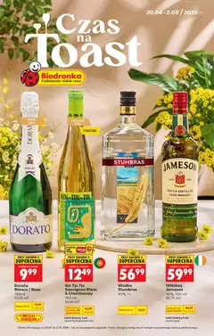 Pogląd gazetki "Biedronka gazetka - Czas na toast" ze sklepu Biedronka ważnej od 20.04.2026