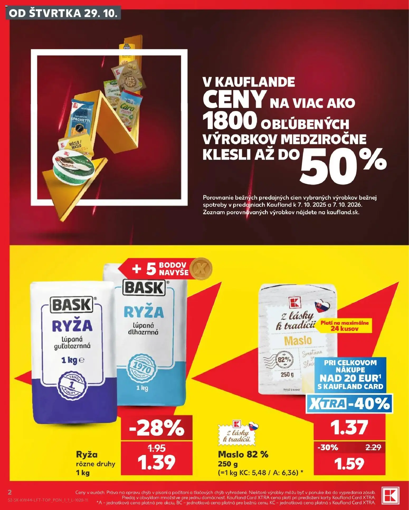 Kaufland SK - Kaufland SK Komárno megtekintése, amely érvényes 2026.10.29.-től - Mascarpone, Cien, Caro