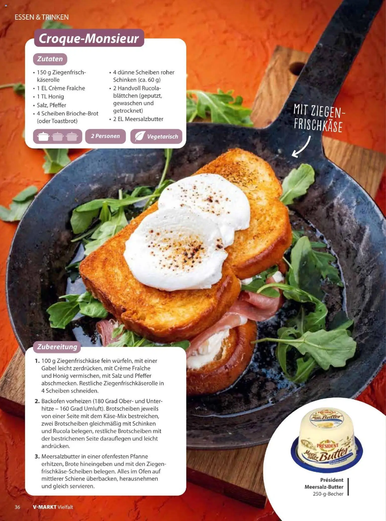 Vorschau von dem Prospekt des Geschäftes V-Markt, gültig ab dem 01.09.2026 - Butter, Rucola, Backofen, Ofen, Toastbrot, Schinken, Creme, Pfeffer