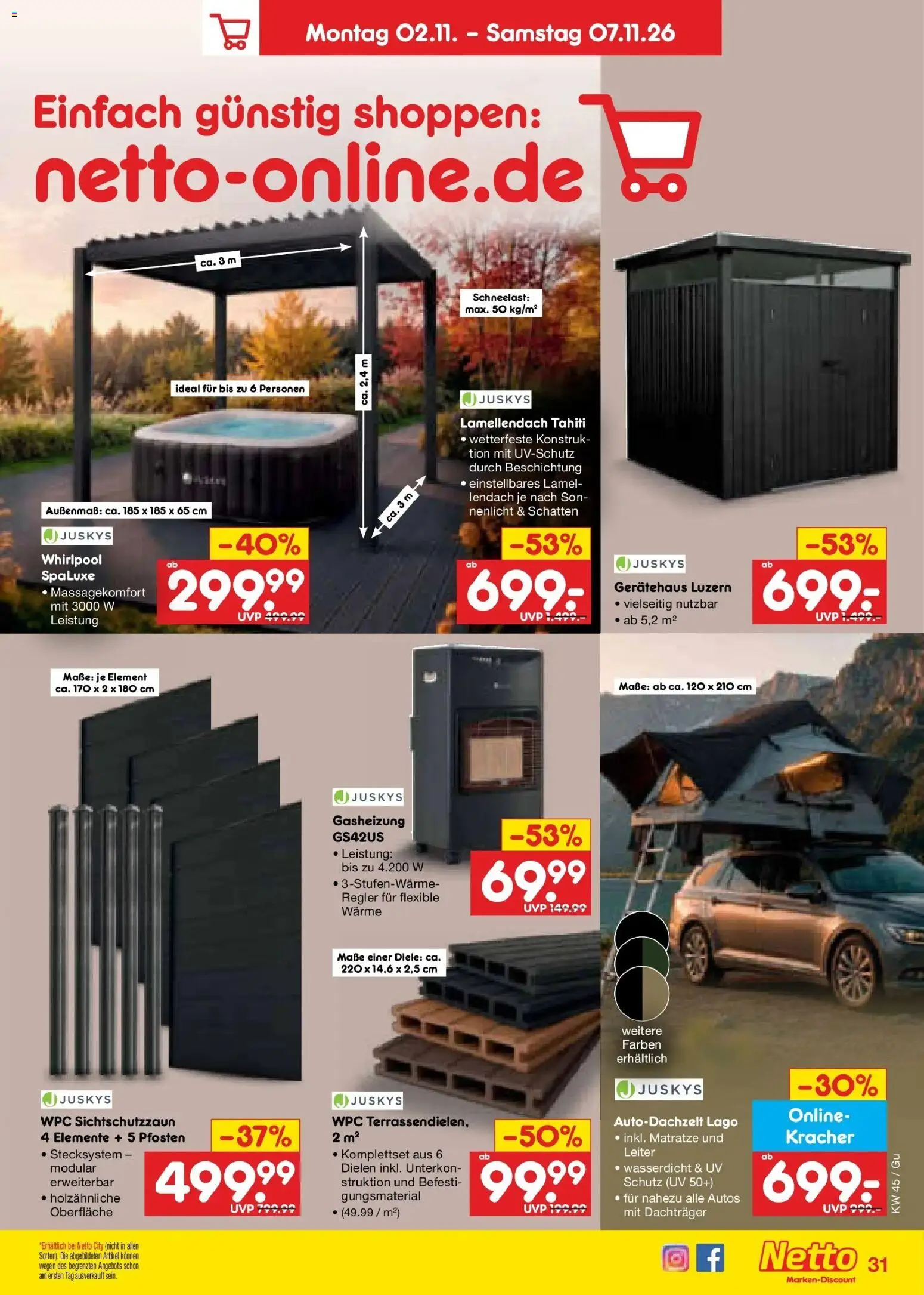 Vorschau von dem Prospekt des Geschäftes Netto Marken-Discount, gültig ab dem 02.11.2026 - Matratze