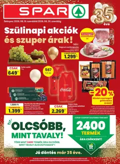 Spar - Spar akciós újság megtekintése, amely érvényes 2026.08.19.-től