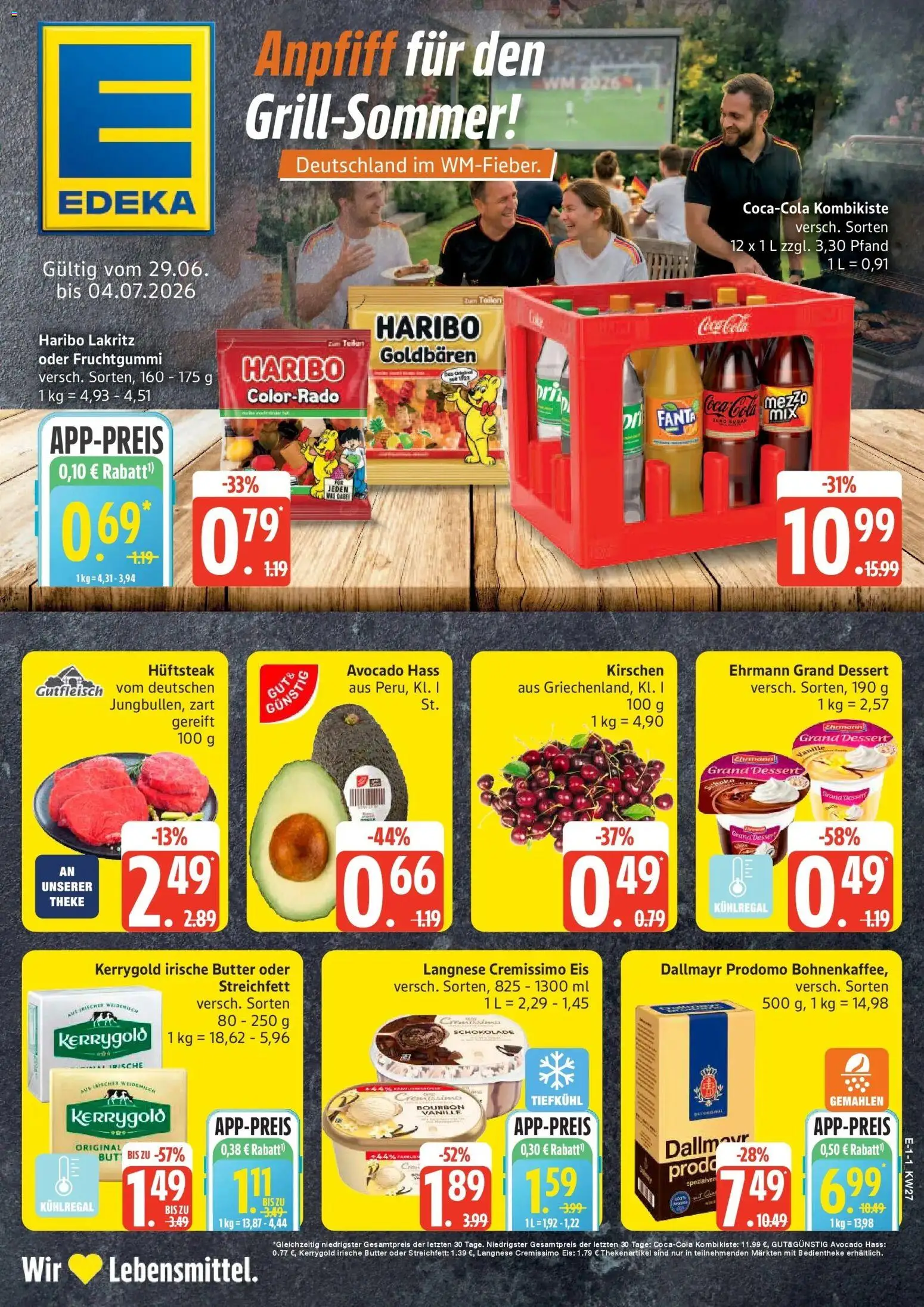 Vorschau von dem Prospekt des Geschäftes Edeka, gültig ab dem 28.06.2026