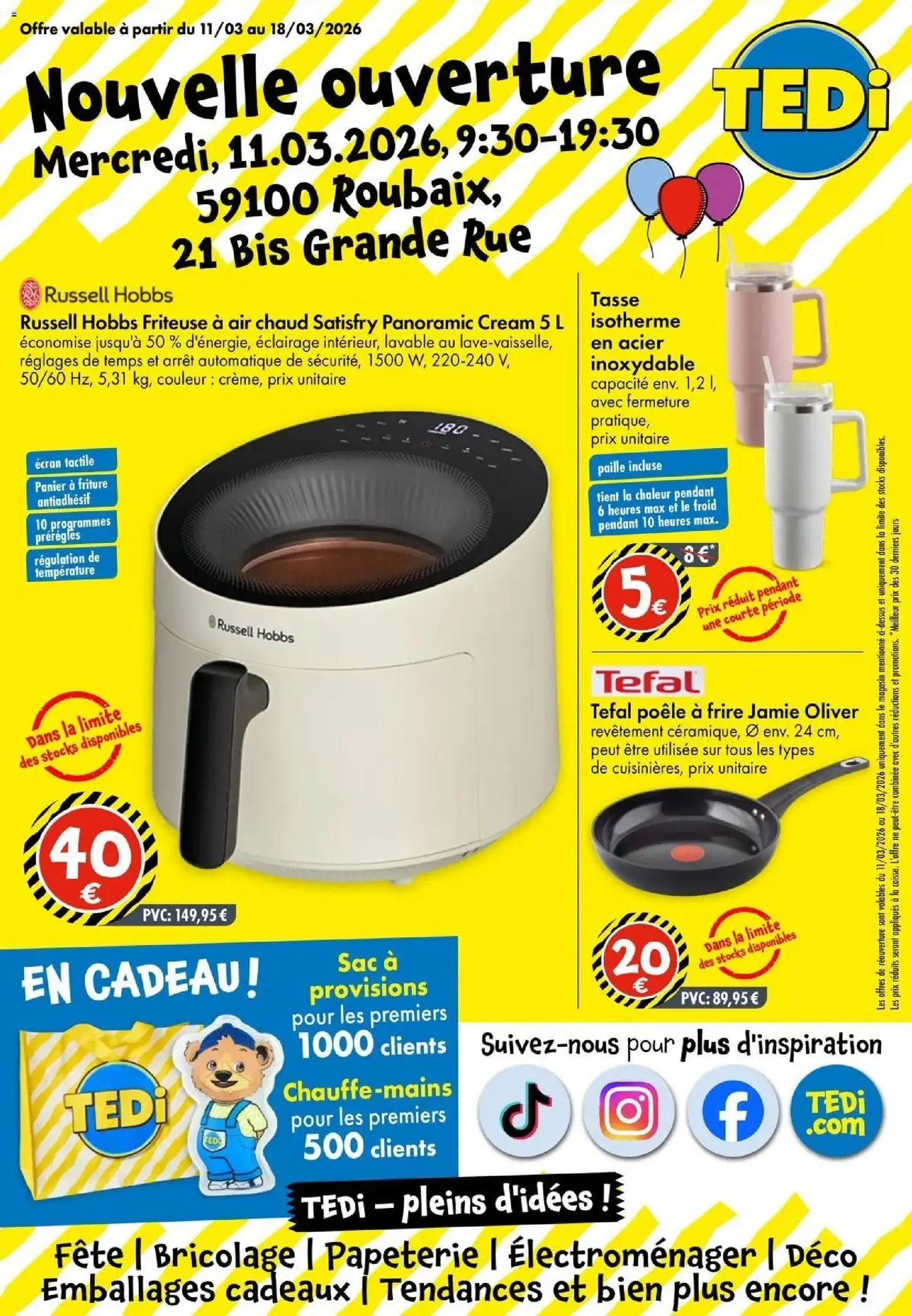 Prévisualisation de TEDi - pleins d'idées du magasin TEDi formulaire valide 11/03/2026