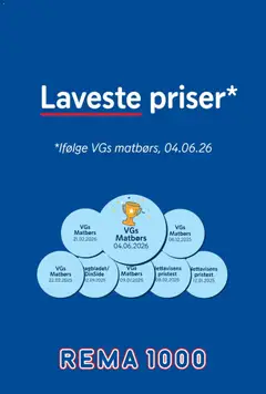 Forhåndsvis Rema 1000 kundeavis fra butikk Rema 1000 gyldig fra 15/06/2026