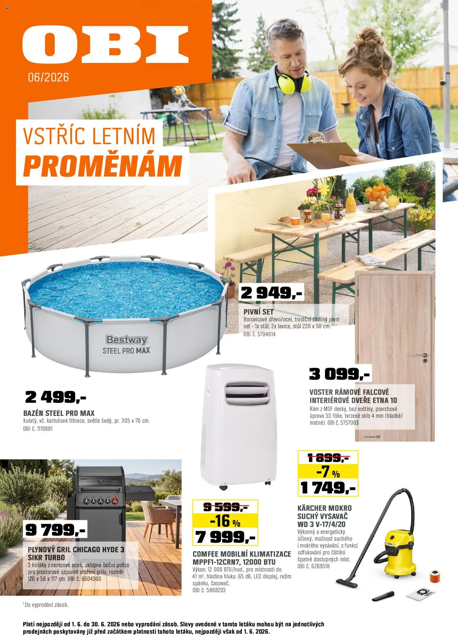 Náhled nabídky: OBI OBI leták - Vstříc letním proměnám platný od 01.06.2026