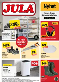 Forhåndsvis Jula kundeavis fra butikk Jula gyldig fra 10/09/2026
