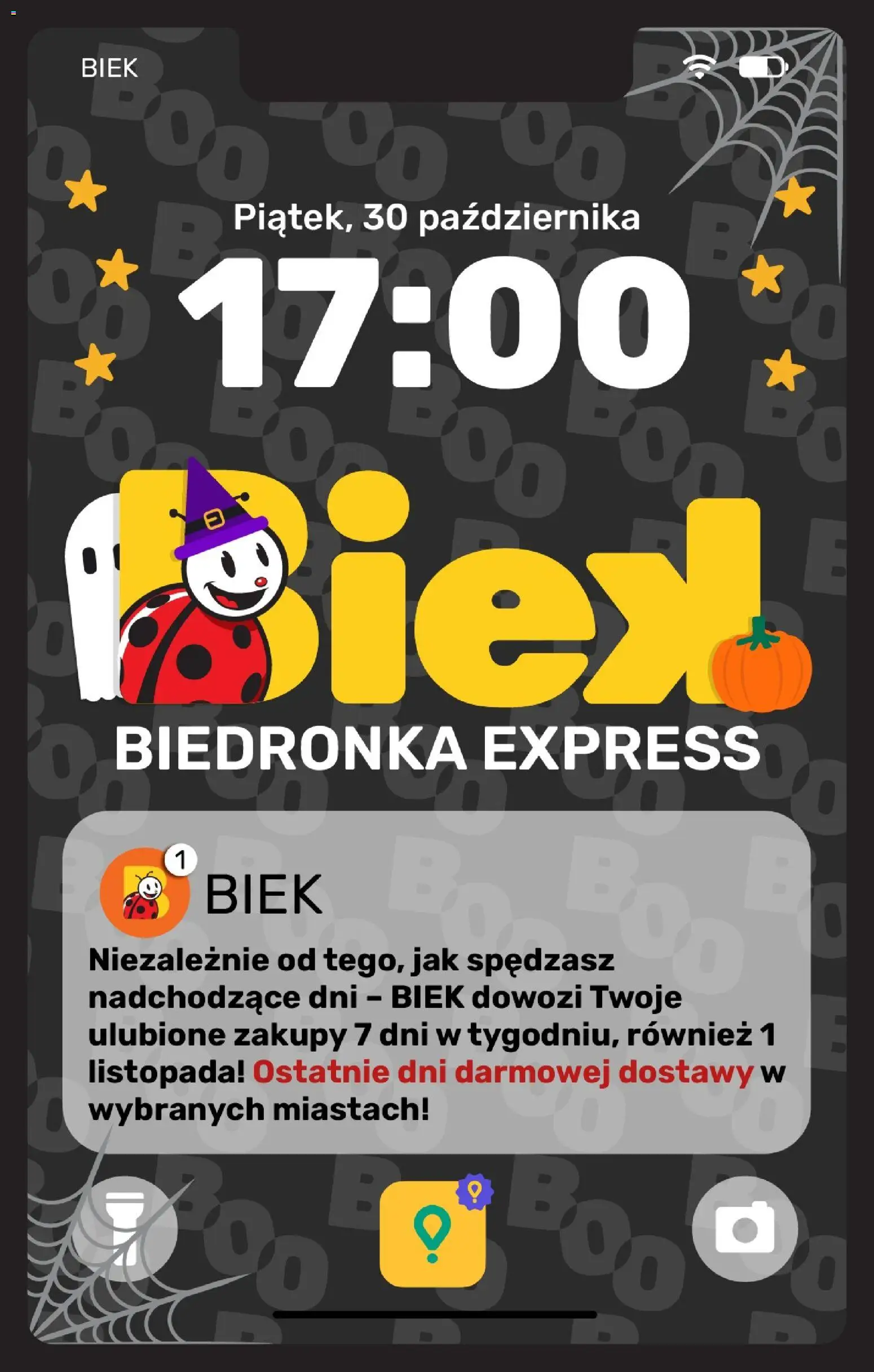 Pogląd gazetki "Biedronka gazetka - Biek" ze sklepu Biedronka ważnej od 30.10.2026