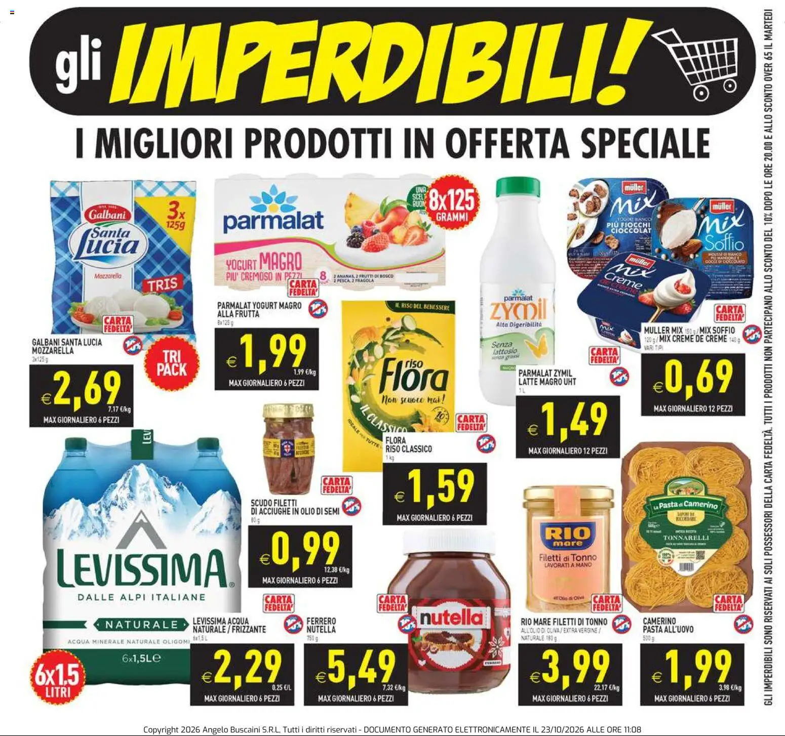 Anteprima dell'opuscolo PIM Supermercati volantino dal negozio PIM Supermercati valido da 23/10/2026