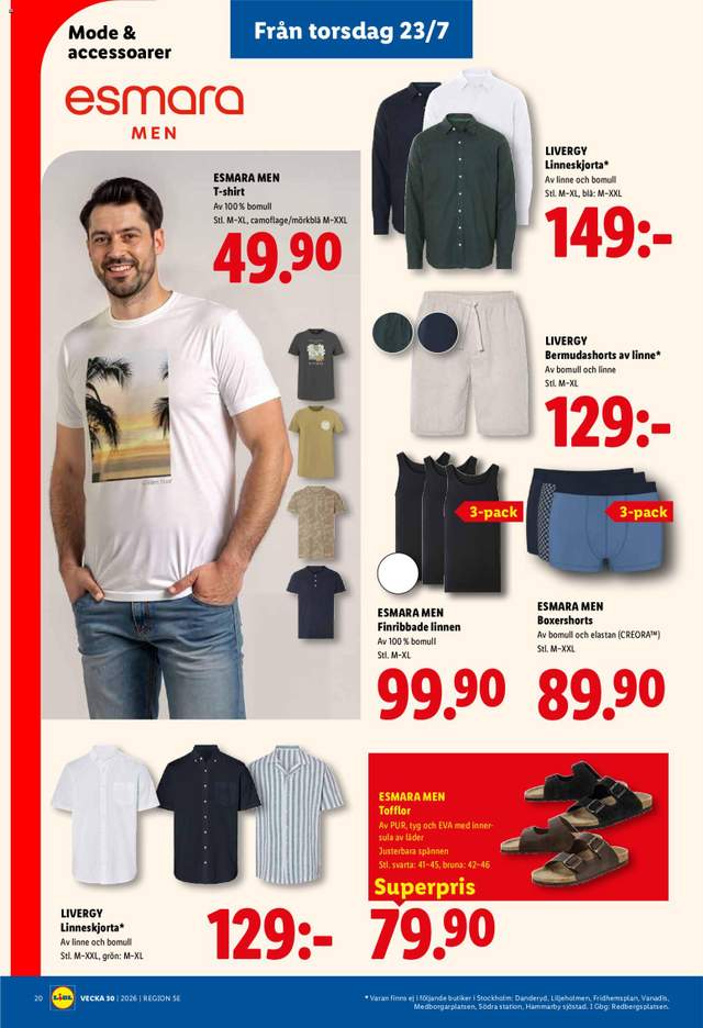 Nytt Lidl reklamblad från 20/07