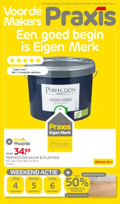 Voorbeeld van Praxis folder van winkel Praxis geldig vanaf 31-08-2026