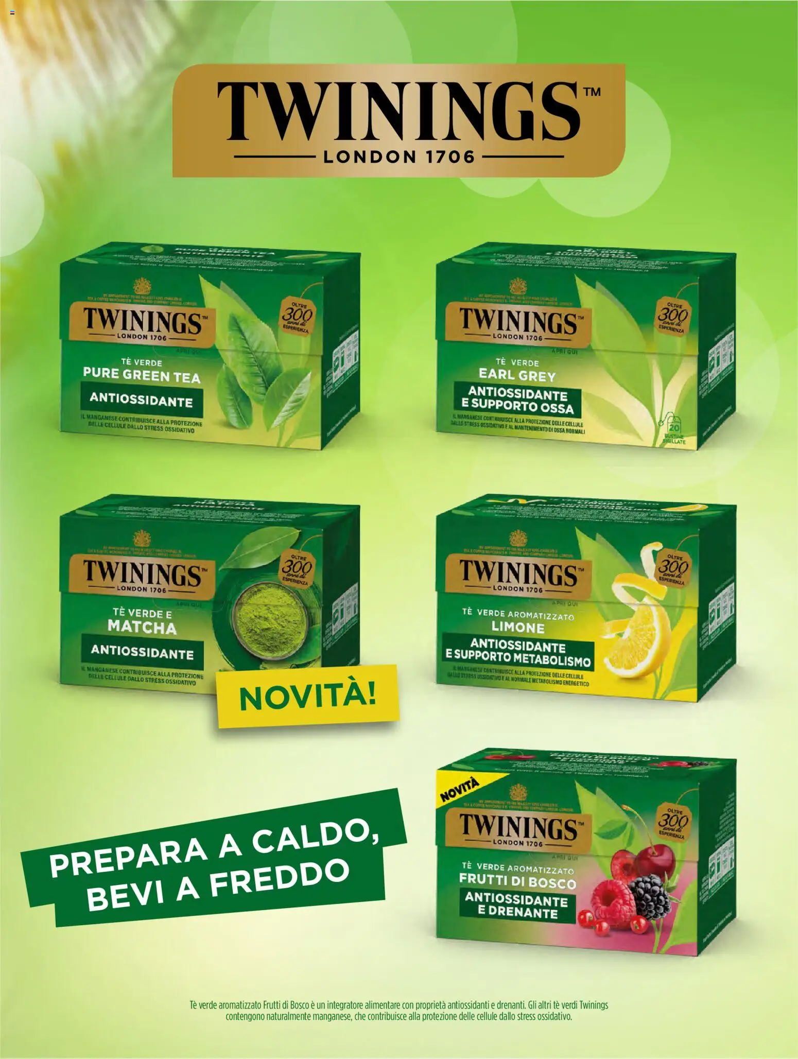 Anteprima dell'opuscolo Basko volantino Magazine ottobre dal negozio Basko valido da 12/10/2026 - Limone, Matcha, Frutti di bosco, Tè verde, Tè, Integratore alimentare