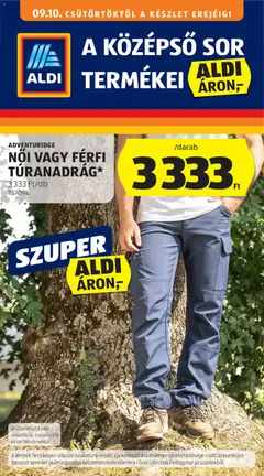 Aldi - Aldi Középső sor termékei megtekintése, amely érvényes 2026.09.10.-től