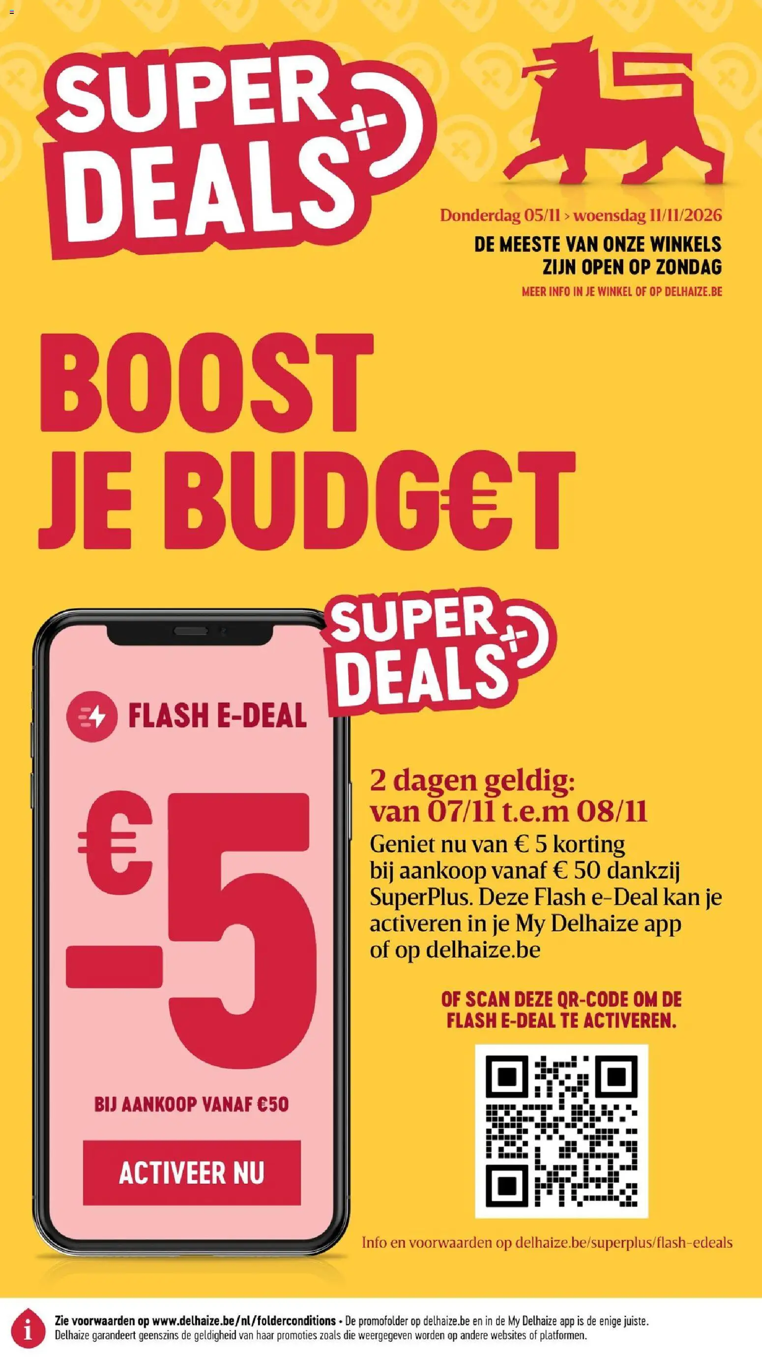 Voorbeeld van Delhaize Folder van winkel Delhaize geldig vanaf 05/11/2026