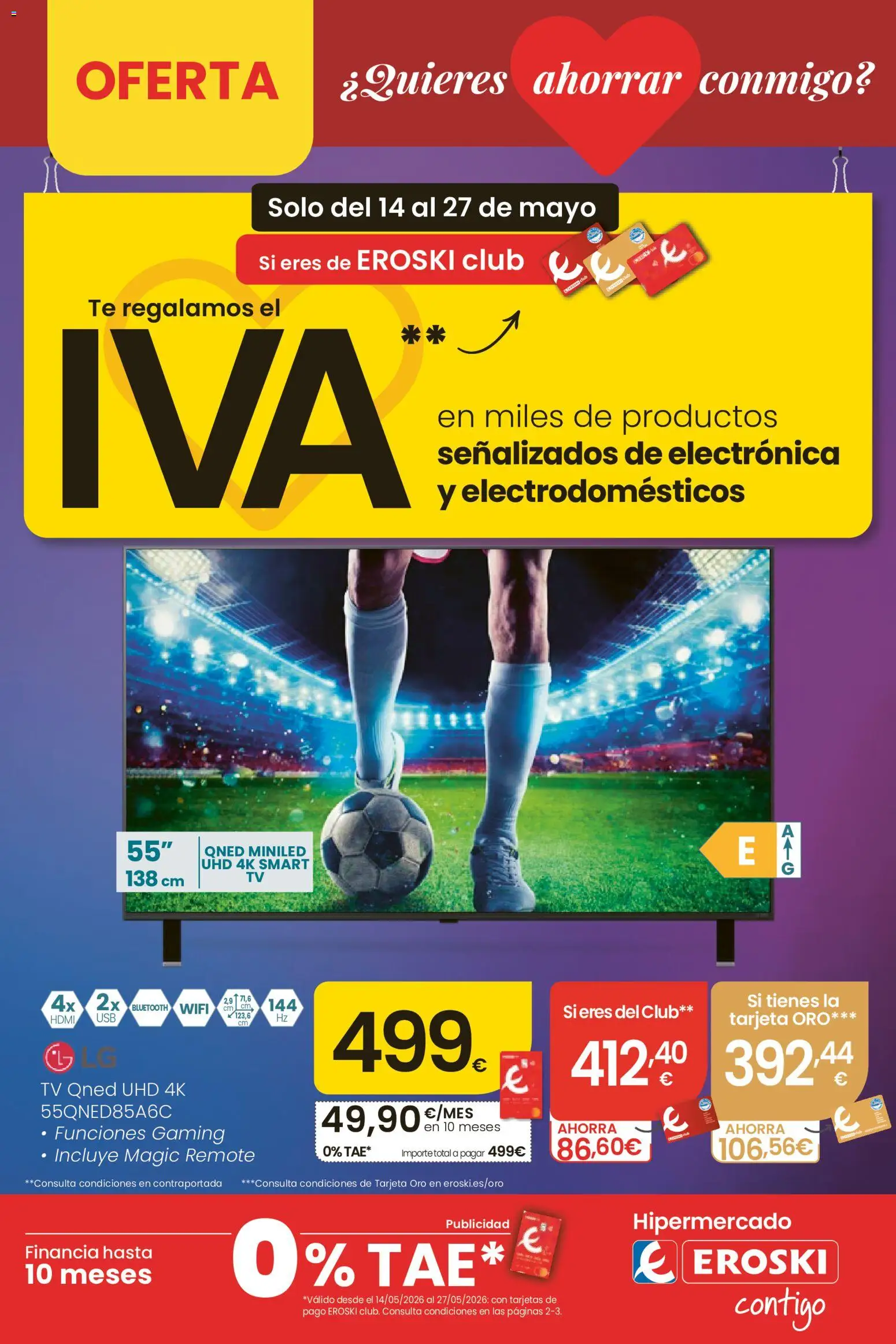 Vista previa del folleto de la tienda Eroski válido desde el 14/05/2026 