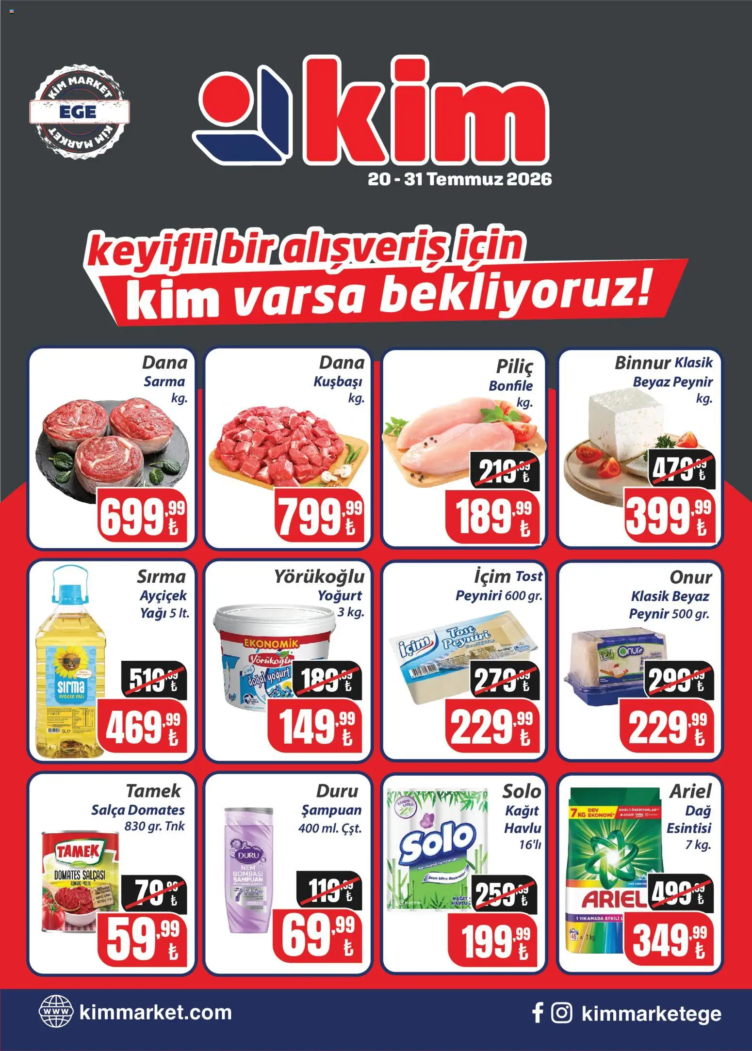 Kim Market Kim Market Katalog 20.07.2026 - Broşürünün önizlemesi