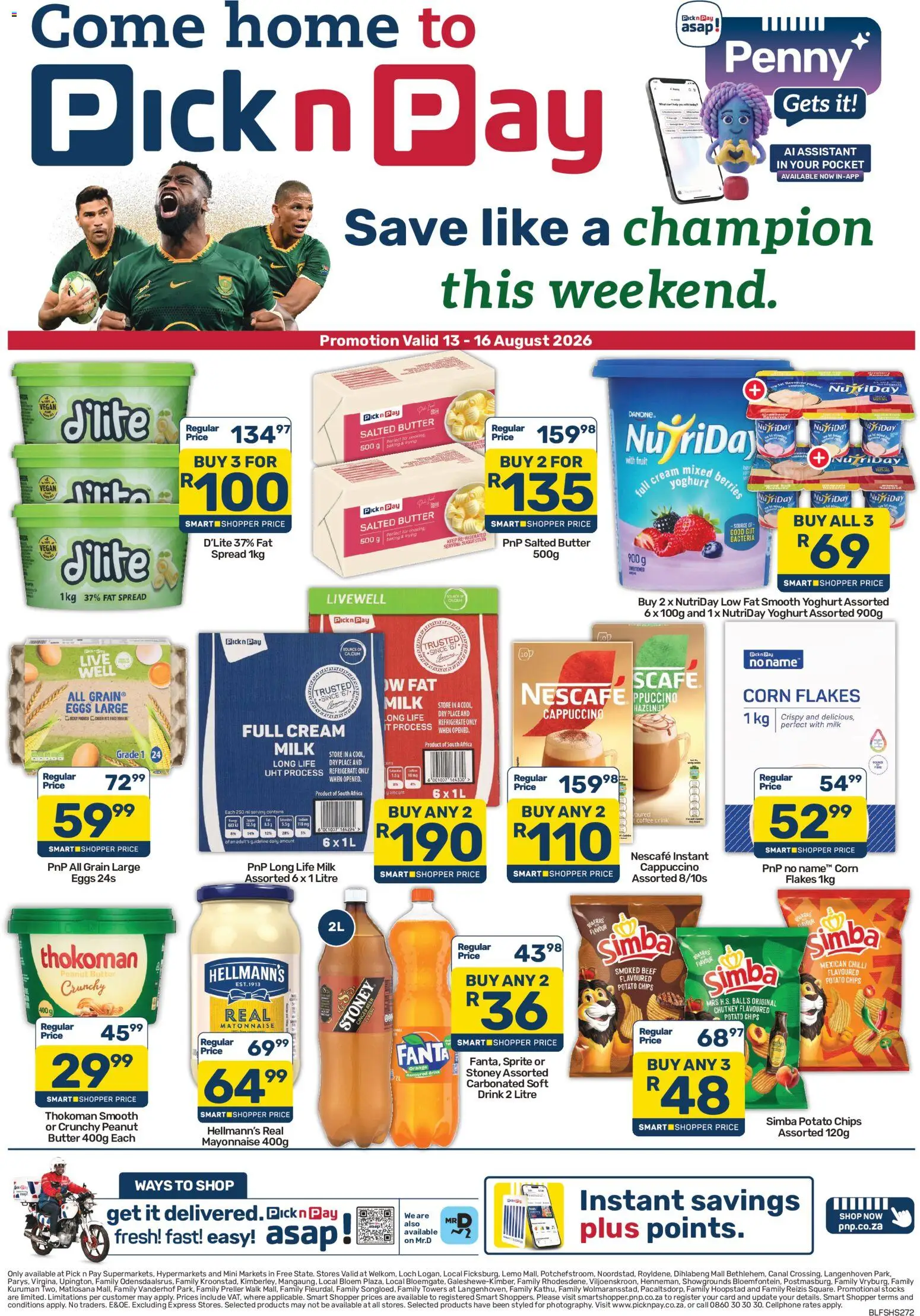 Preview of Pick n Pay flyer valid from 13/08/2026