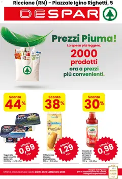 Anteprima dell'opuscolo Despar volantino Riccione dal negozio Despar valido da 17/09/2026